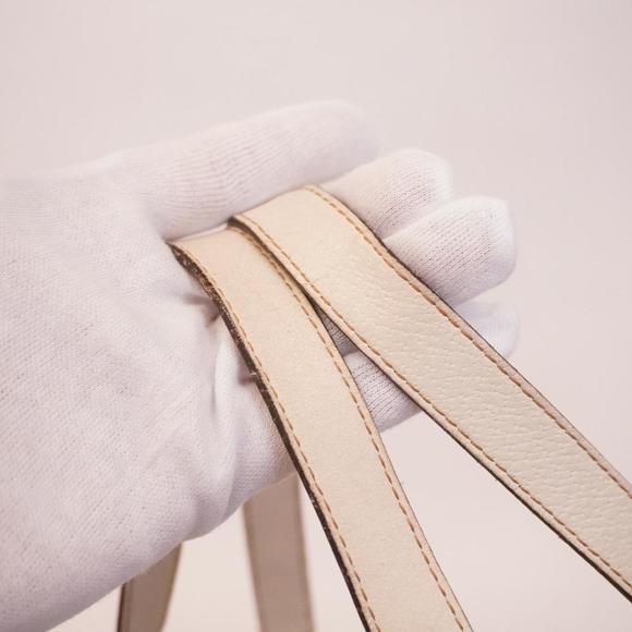 GUCCI Shoulder Bag Abby 130736 Leather Navy White Champagne Women's - Picture 10 of 10